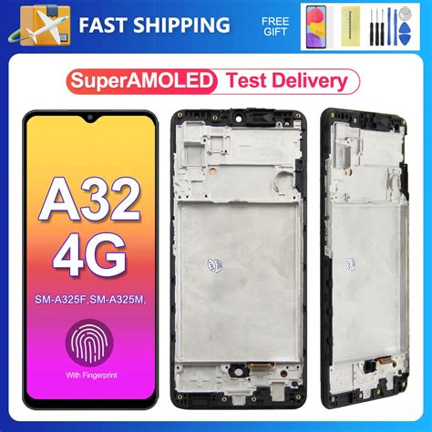 Aaa Qualidade Amoled Display Para Samsung Galaxy A32 4g Lcd A325 A325f Display Touch Screen