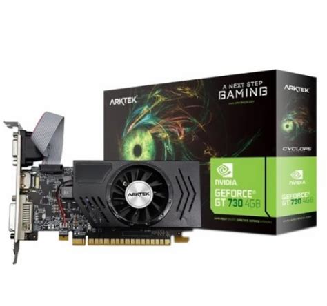 PLACA DE VÍDEO ARKTEK CYCLOPS GAMING 4GB GEFORCE GT730 DDR3