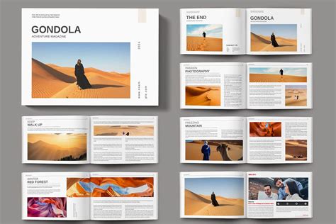 Landscape Magazine Templates Behance