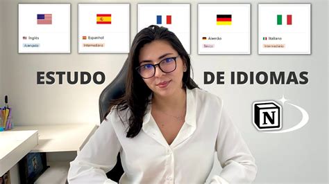 Template Para Estudo De Idiomas Como Organizar Os Estudos De Idiomas