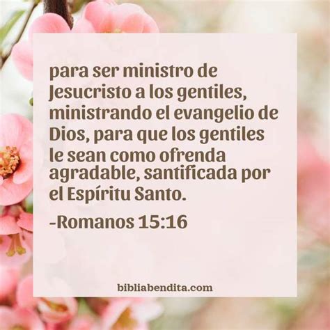 Explicación Romanos 15 16 para ser ministro de Jesucristo a los