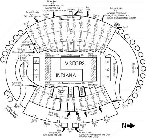 Indiana Basketball Seating Chart