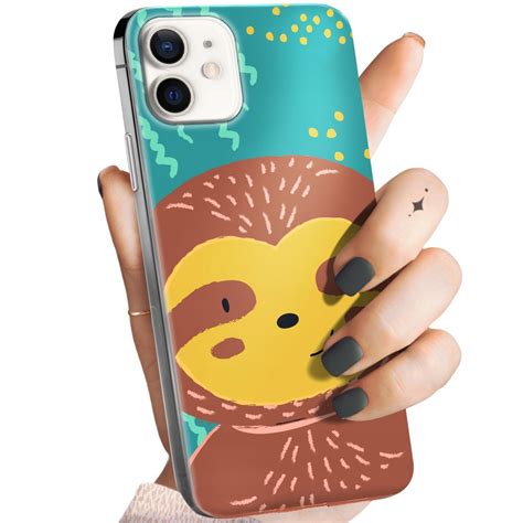 Etui Do Iphone Mini Wzory Leniwiec Mieszne Wewn Trzne Zwierz