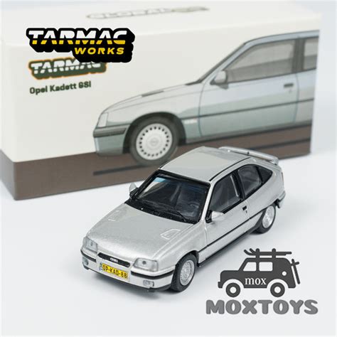 Tarmac Works 1 64 Opel Kadett GSi Silver รถโมเดลDiecast Shopee Thailand