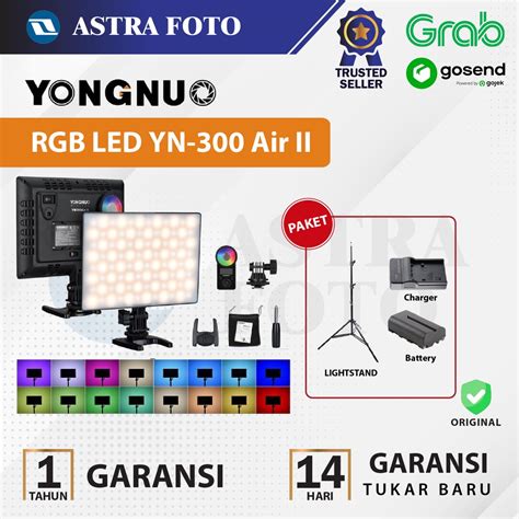 Jual Yongnuo YN 300 Air II RGB LED Video Light Studio Kamera YN300 Air