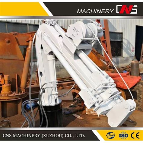 Hydraulic Folding Arm Crane For Trucks Mounted Crane Section Knuckle