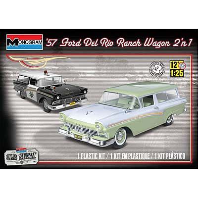 Revell Monogram 1957 Ford Del Rio Ranch Wagon 2n1 Plastic Model Car Kit