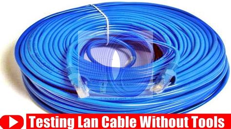 How To Test Ethernet Cable I Loopback Test Cat5 I Led Test Lan Cable Youtube