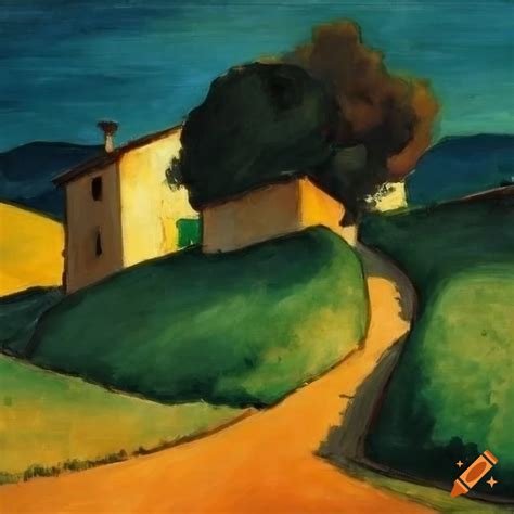 Artists August Macke And F Lix Vallotton Inspired By The Italian