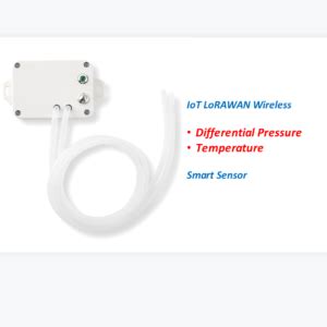 IoT LoRAWAN Smart Wireless Differential Pressure And Temperature Sensor