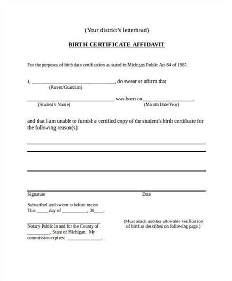 FREE 32 Affidavit Forms In MS Word