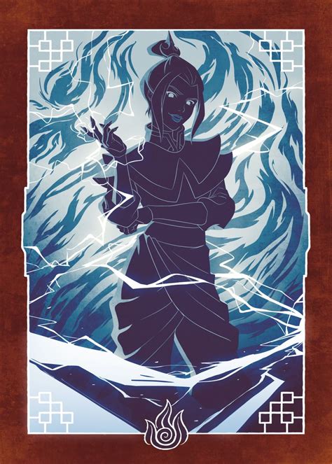 Azula Fire Nation Poster Picture Metal Print Paint By Avatar The Last Airbender Displate