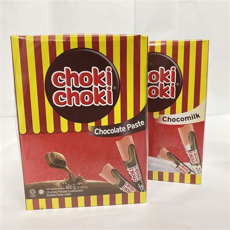 600g Choki Choki Chocolate Paste Chocomilk 12pkt X 5sticks X 10g