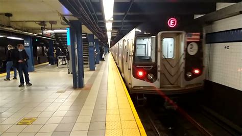 Mta Nyc Trains Ind Th Avenue Line A C E Trains At Nd Street Port