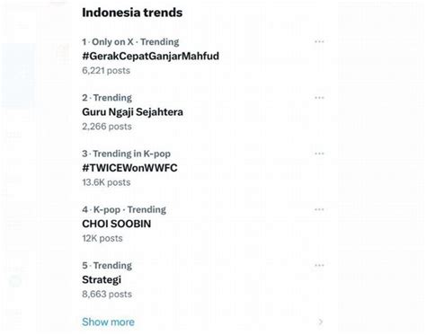 Tagar Gerak Cepat Ganjar Mahfud Trending Di Medsos X Warganet