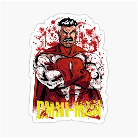 "Omni-Man " Sticker by GaryPickering | Redbubble