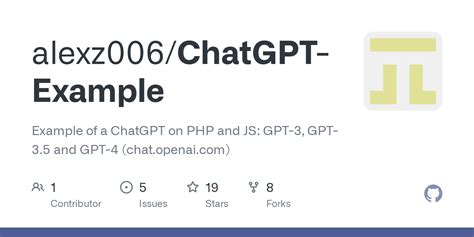 GitHub - alexz006/ChatGPT-Example: Example of a ChatGPT on PHP and JS ...