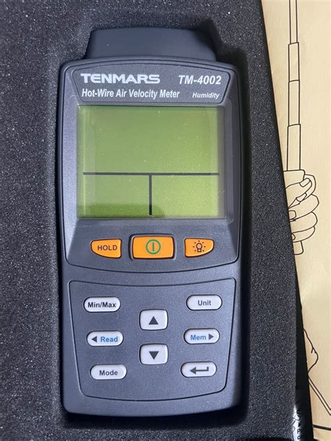 TENMARS TM Hot Wire Anemometer To M S Temperature Records Humidity On EBid United
