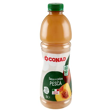 Succo E Polpa Pesca L Conad In Vendita Online Conad