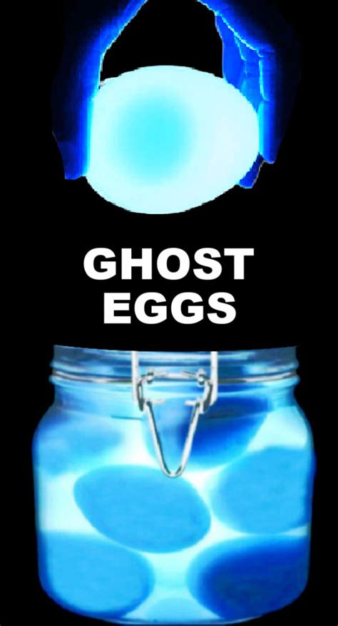 Ghost Eggs Experiment Halloween Science Experiments Science Projects