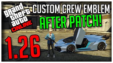 Gta Online After Patch Get Free Custom Crew Emblems