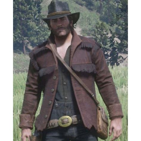 Arthur Morgan Rdr2 Fringe Leather Jacket Lerenjack