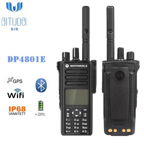 Motorola DP4801E Walkie Talkie VHF 136 174MHz UHF 403 527MHz GPS WIFI