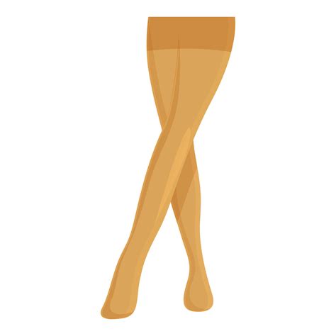 Woman Pantyhose Icon Cartoon Vector Nude Elegant 36479934 Vector Art