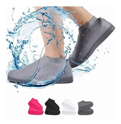 Cubre Zapato Tenis Silicon Protector Para Lluvia Impermeable MercadoLibre