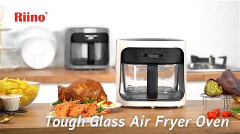 Riino Tough Glass Air Fryer Oven GMAF01 YouTube