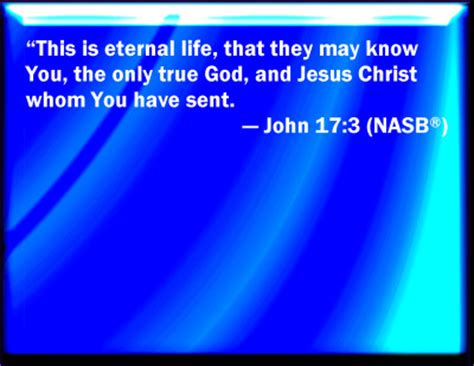 Bible Verse Powerpoint Slides for John 17:3