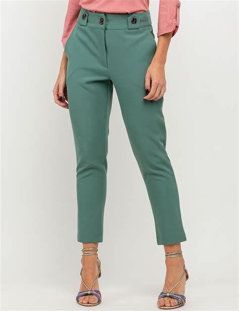 Calça Alfaiataria Modern Verde Elora