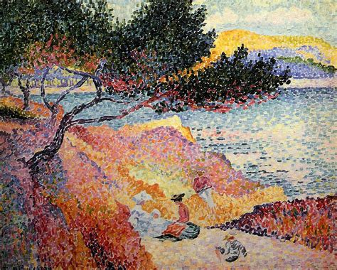 La Plage De Saint Clair Henri Edmond Cross WikiArt Org