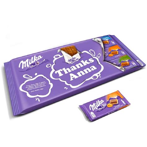 Mega Milka Schokoladentafel Personalisiert Mit Einem Namen Und