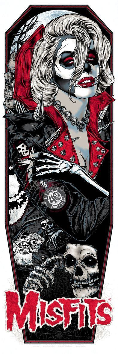 Misfits Posters by Rhys Cooper | Misfits band art, Rock poster art ...