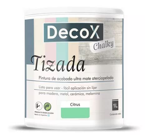 Decox Tizada Chalked Pintura Tizada Ultra Mate 1 Lt