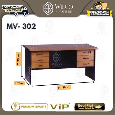 Jual Meja Kantor Biro Vip Mv Meja Kantor Laci Minimalis