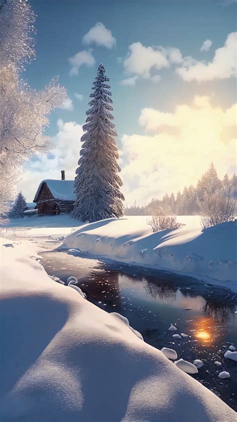 Sunny Winter Landscape | Explore Meural's Permanent Art Collection ...