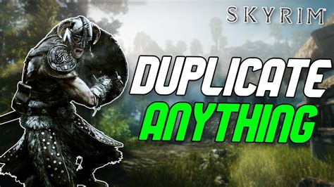 How To Duplicate Any Item In The Elder Scrolls V Skyrim Still Works