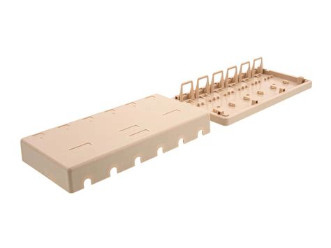 6 Port Surface Mount Box Ivory At Cables N More