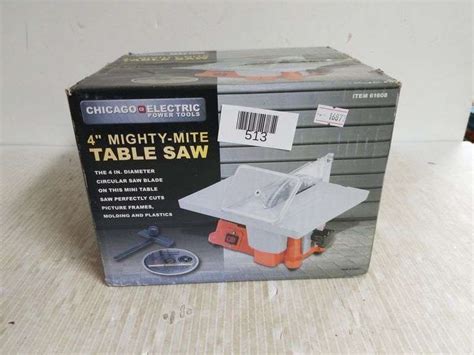 4 Mighty Mite Table Saw Trice Auctions