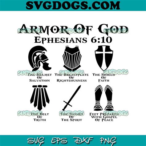 Armor Of God Ephesians 6 10 Svg