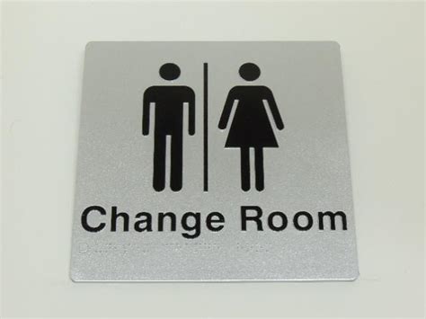 Braille Signs Male And Female Change Room Quill Safety