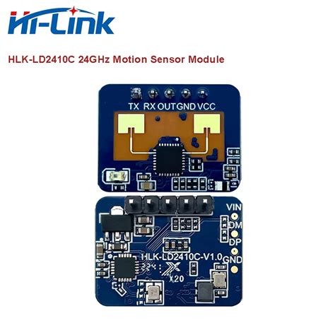 New HLK LD2410C 24GHz MmWave 5M Human Presence Radar Sensor Motion Module