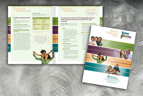 Interactive Booklet Design For Employee Health Benefits Guide Piedmont