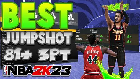 NBA 2K23 BEST JUMPSHOT IN NBA 2K23 BUILDS BETWEEN 6 5 6 9 After The