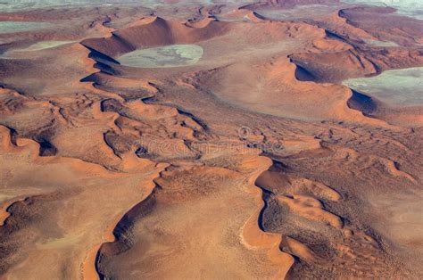 Aerial View Dunes of Sossusvlei. Namib-Naukluft National Park. Africa ...