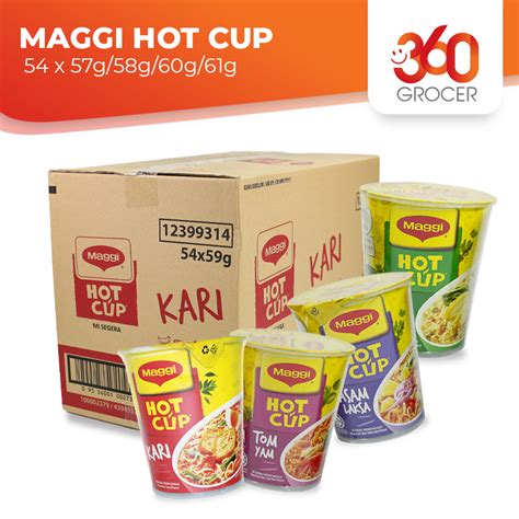 MAGGI HOT CUP 54 X 57g 58g 60g 61g Shopee Malaysia