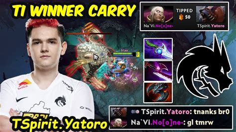 TSpirit Yatoro Ursa TI10 Winner Team Spirit Carry Savage Mode Vs Navi