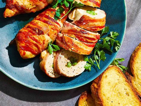 How To Cook Stuffed Chicken Breast Wrapped In Bacon Recipes Net